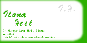 ilona heil business card
